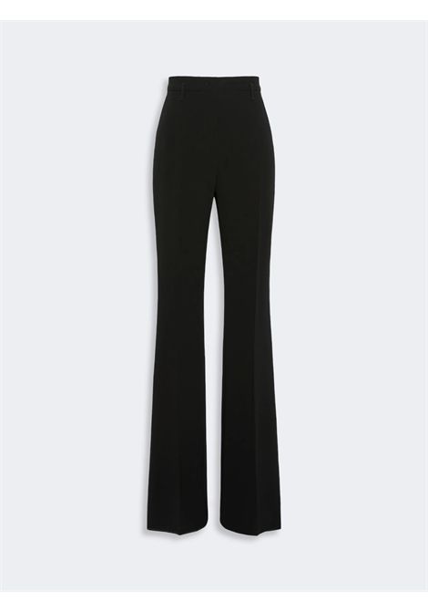 Max Mara Studio Pantalone a Zampa Alabama in Cady Nero Donna Max Mara Studio | Pantaloni | 2626136065600001